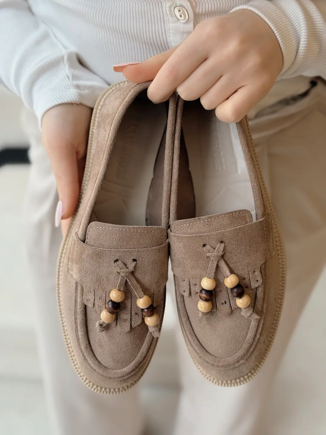 Monarch Aksesuarlı Loafer - VİZON