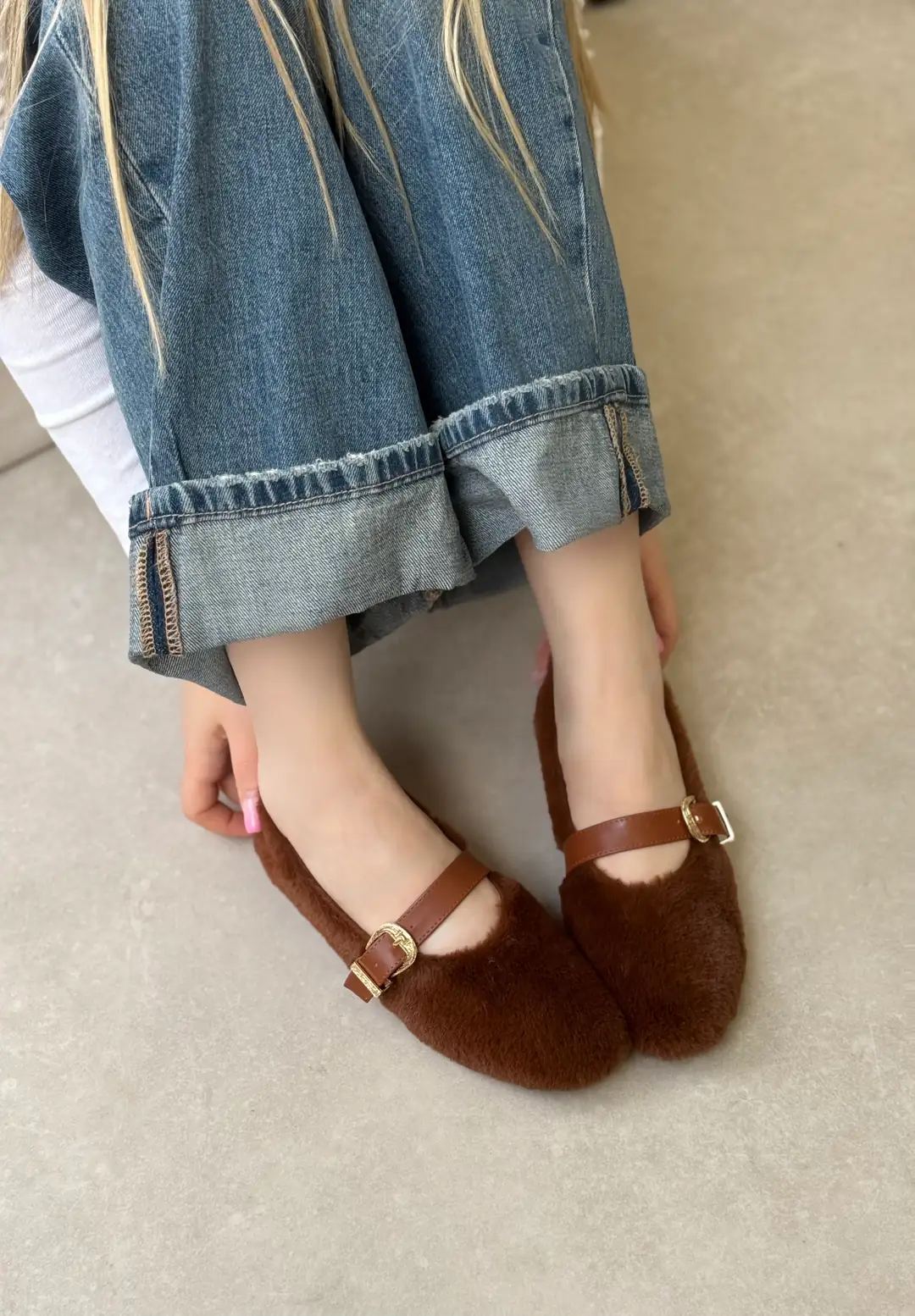 Poppy Aksesuarlı Peluş Babet  - TABA