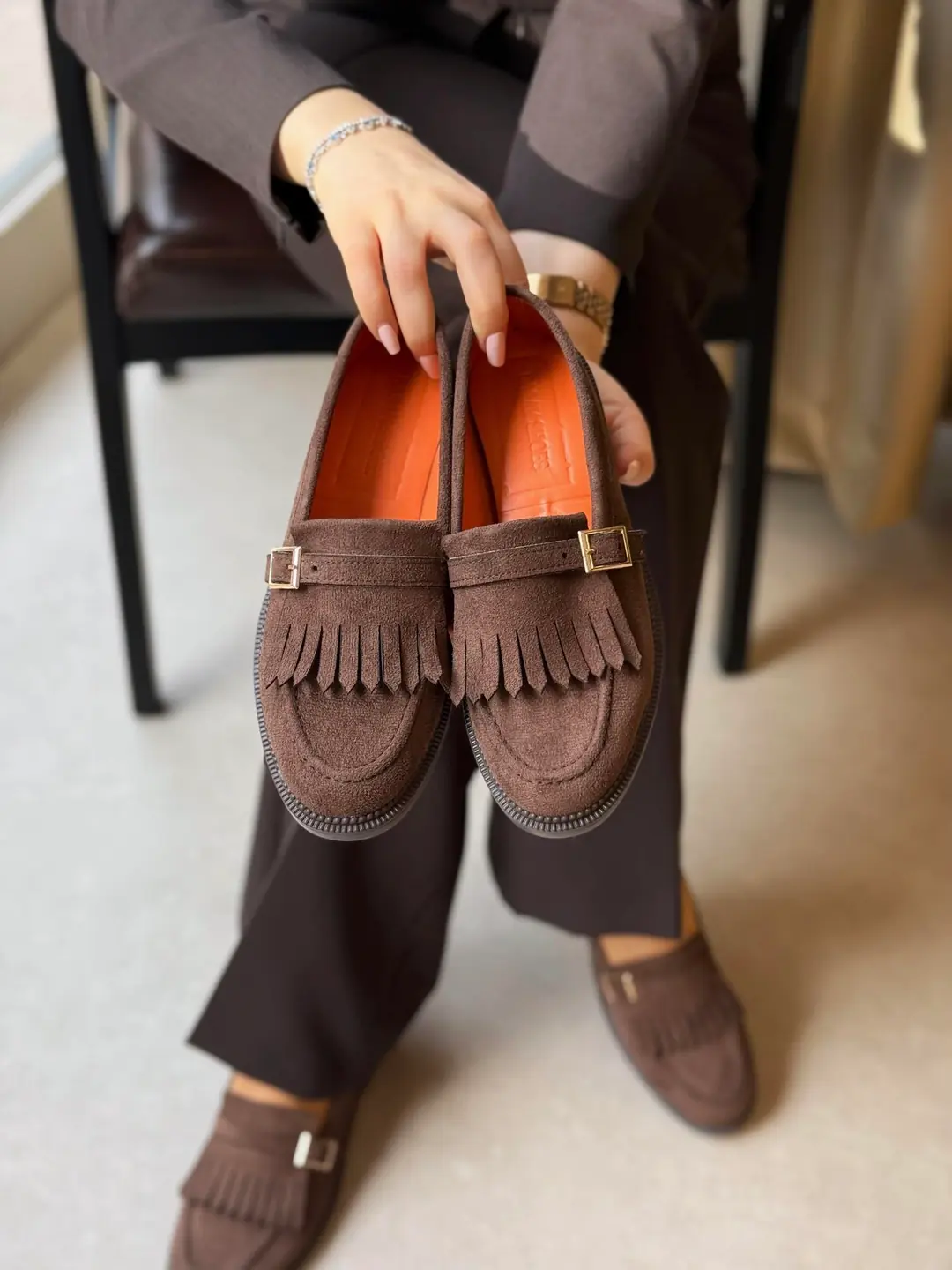 Jesy Püsküllü Toka Detaylı Loafer